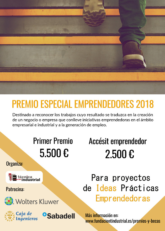 Cartel premio emprendedores